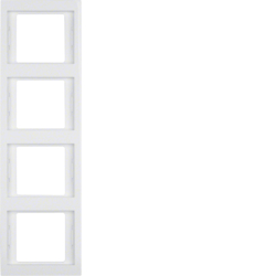 Berker 13437009, Frame  K.1 polar white, glossy, 4011334263234