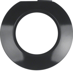 Berker 138141, 1930 End Frame, Black Glossy, 4011334249146