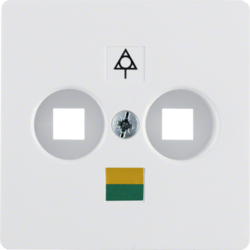 Berker 140309, CENTRE PLATE PW, 4011334228042