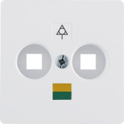 Berker 14031909, Central Plate for Equipotential Bonding, 4011334228073
