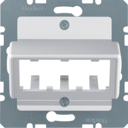 Berker 14271404, CENTRE PLATE ALU, 4011334227144