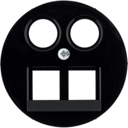 Berker 14452045, Z-ST DATA/TV/FM R.1 SCHW, 4011334439950