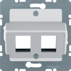 Berker 14631404, C.PL.F.AMP MOD.JACK MB PW, 4011334301141