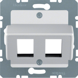 Berker 14641404, CENTRE PLATE POLAR W., 4011334301158