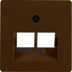 Berker 146901, C.PL.UAE SOCK.2G BROWN, 4011334177524