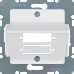 Berker 14801909, Central Plate Fibre Optic Duplex, White, 4011334321712