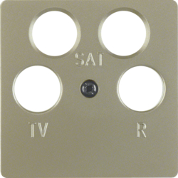 Berker 148411, CENT.PL.2XSAT BRONZ, 4011334204879