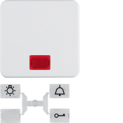 Berker 155309, C/p w/5 lens for splash-protected IP44, 4011334186663