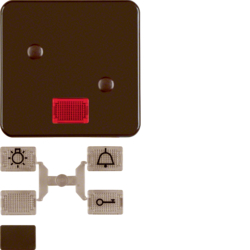 Berker 155701, ROCKER WITH LENS/SCREWS, 4011334016304