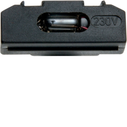 Berker 160020, Neon lamp unit Module inserts black, 4011334219309