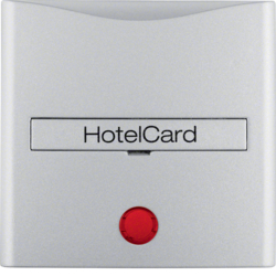 Berker 16401404, C/plate for hotel card - B alu, 4011334220954