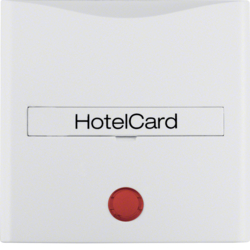 Berker 16401909, C/p for Hotelcard switch - S.1/B PW, 4011334221777