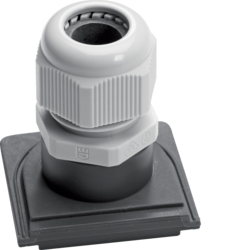 Berker 18163525, SLIDER FOR TUBE M20 and Cable Gland grey, 4011334441106