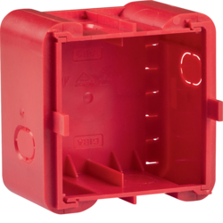 Berker 18720010, Wall box 1g. f. fl.-mtd. instl., R8, red, 4011334502845