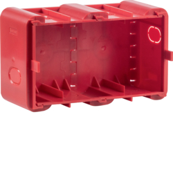 Berker 18720020, Wall box 2g. f. fl.-mtd. instl., R8, red, 4011334502852