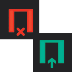 Berker 19058012, W.1 FOLIE ECKIG AD EINTRETEN/WARTEN BI-COLOR, 4011334423836