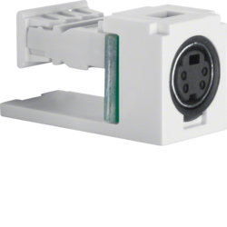 Berker 1993, S-Video Module Polar White/Black, 4011334308829