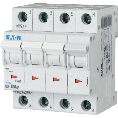 Eaton PLS6-C50/3N-MW 3P+N C50
