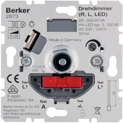 Berker 2873, ?ciemniacz obrotowy R/L/LED, 4011334218715