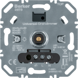 Berker 2973, Universal rotary dimmer (R, L, C, LED), 4011334510079