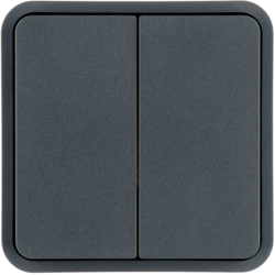 Berker 30553545, WIP 2F M Z-RING O EINS W.1 GRAU, 4011334459453