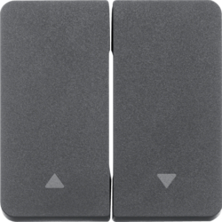 Berker 30753535, Rockers with W.1 Symbol Arrow grey, 4011334441083