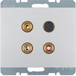 Berker 3315327003, BMO CINCH/S-VIDEO K.5 ALU, 4011334378327