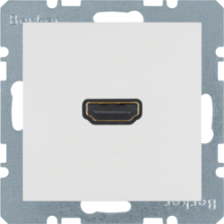 Berker 3315431909, BMO HDMI-CABLE S.1 P-W MATT, 4011334330622