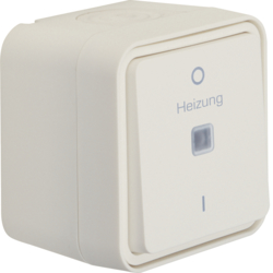 Berker 35623502, W.1 2pole SW EMERG.HEATING CTRL+0/1 white, 4011334394976