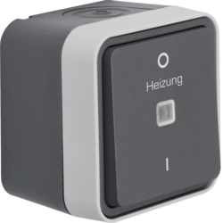 Berker 35623505, W.1 2pole SW EMERG. HEATING CTRL+0/1 grey, 4011334394983