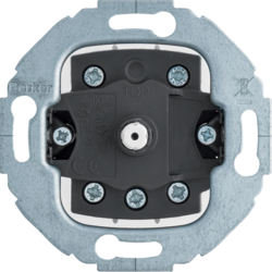 Berker 389303, Rotary Switch 2-Pole On/Off 1930 Glass, 4011334489313