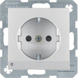 Berker 41091404, SKO-STD SRBKL M LED AMBEL B.1 ALU MATT, 4011334364122