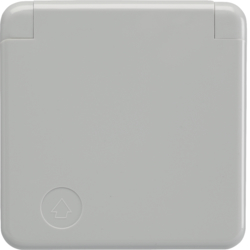 Berker 4211, SOCKET OUTLET/HINGED COV., 4011334028246