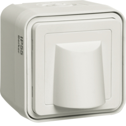 Berker 42563522, W.1 cubyko Cable outlet wall M. white, 4011334423232