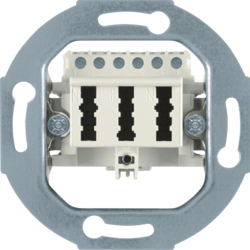 Berker 450002, TAE socket outlet 3 x 6NFN, 4011334163886