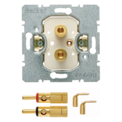 Berker 450502, Loudspeaker socket outlet High End, 4011334186564