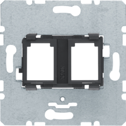 Berker 454202, TPL M AN 2 FACH F 3M MODULAR JACKS, 4011334402398