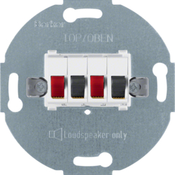 Berker 457309, H?gtalaruttag dubbelt, 4011334051190