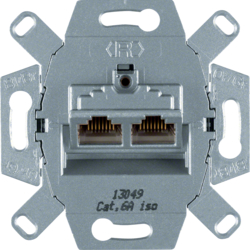 Berker 4587, FCC SOCKET 8/8POLE, 4011334256397