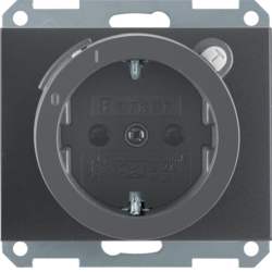 Berker 47087006, SKO STD M FI-SZ-SCH K.1 ANTH MATT LACK, 4011334296645