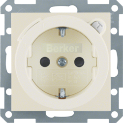 Berker 47088982, SOCKET OUTLET S.1/B.3/B.7 PW, 4011334280484