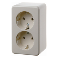 Berker 472140, Double SCHUKO socket outlet, 4011334167945