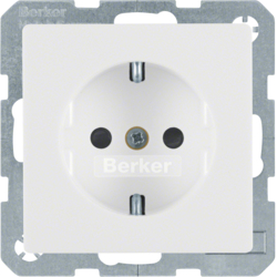 Berker 47236089, SCHUKO S/outlet - Q.1 PW, 4011334313045