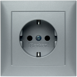 Berker 47429939, SKO-STD M ADP S.1 ALU MATT, 4011334360650
