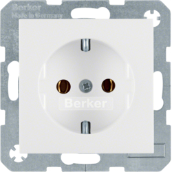 Berker 47431909, SOCKET OUTLET S.1/B.3/B.7 PW, 4011334224310