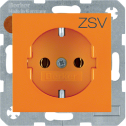 Berker 47438907, SOCKET OUTLET S.1/B.3/B.7 GREEN, 4011334278313