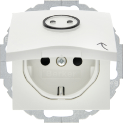 Berker 47441949, SCHUKO so. hin. cov EHCP S.1/B.x pw matt, 4011334232407