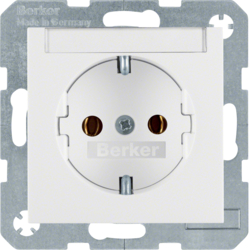 Berker 47508989, SOCKET OUTLET S.1/B.3/B.7 RED, 4011334277705
