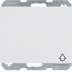 Berker 47517209, SCHUKO so hinged cover EHCP K.1 pw glos., 4011334275817