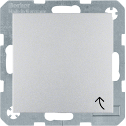 Berker 47521404, SCHUKO so hinged cover S.1 alu matt, 4011334490432